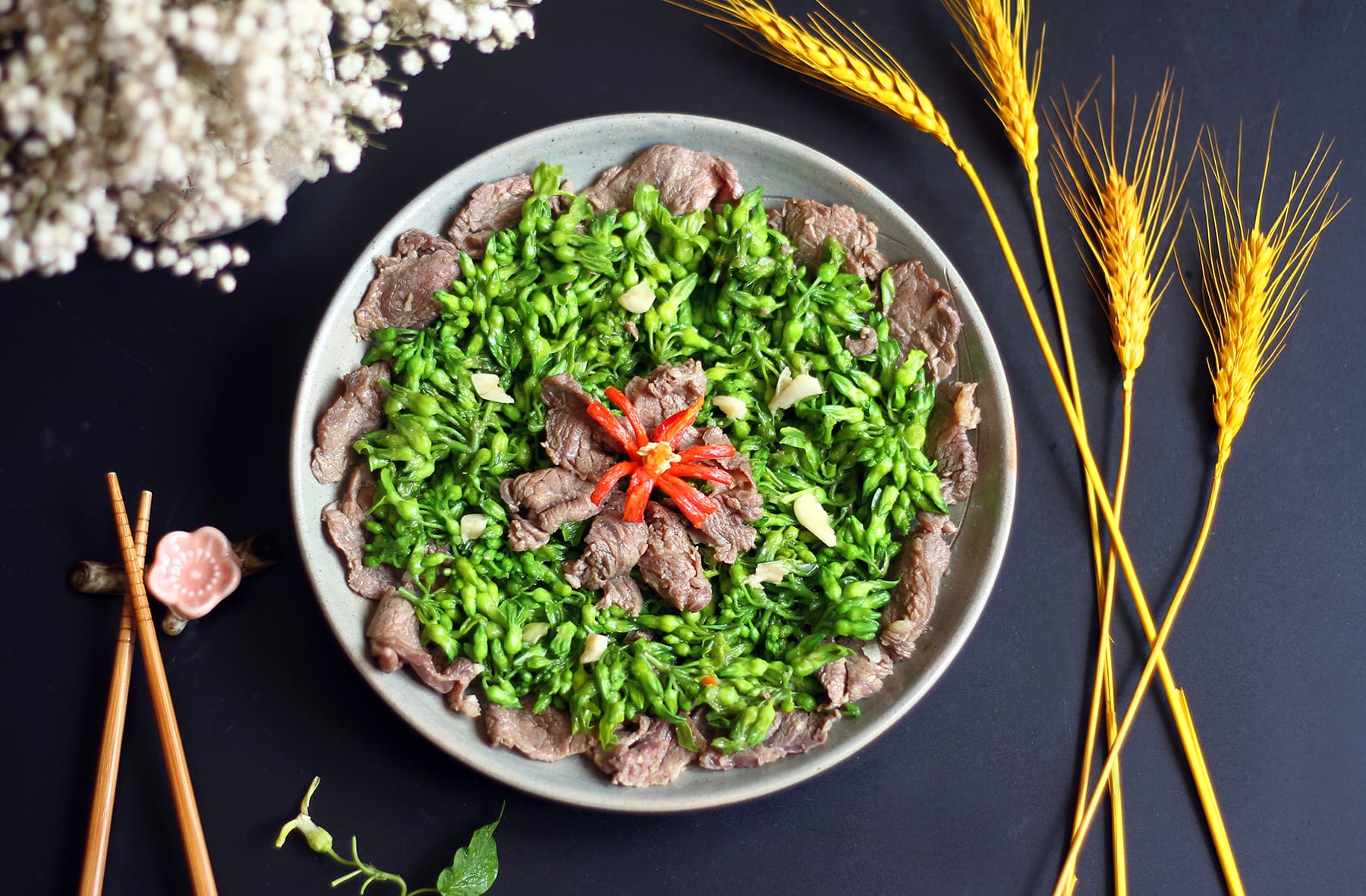 Đánh giá: Bò Xào Bông Thiên Lý