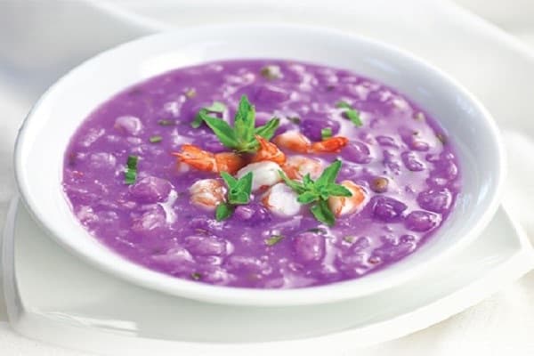 Đánh giá: Canh Khoai Tím Nấu Tôm