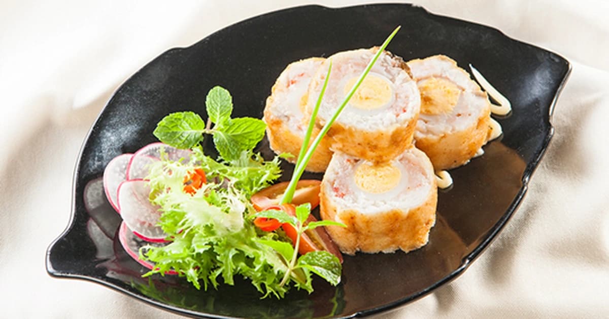 Cá Cuộn Tôm Trứng Cút